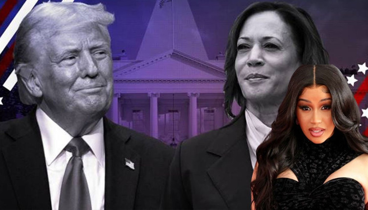 Dünyaca ünlü şarkıcı Cardi B Kamala Harris kaybedince küfürler savurdu!