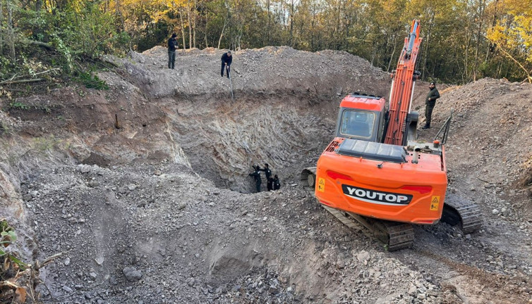 İş makineli define avı