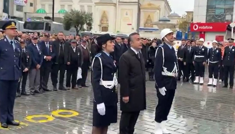 Esenyurt'ta 10 Kasım töreninde kayyum tepkisi