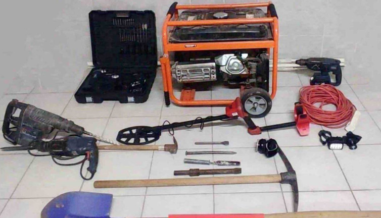 Yozgat’ta kaçak kazı yapanlar suçüstü yakalandı