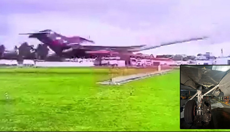 Kalkış sırasında korkutan kaza