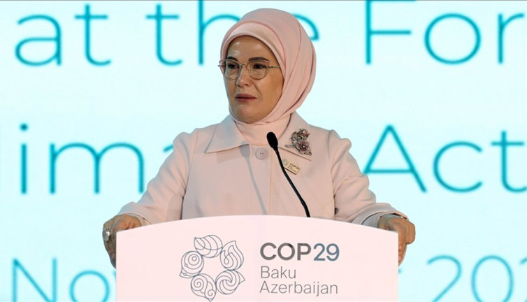 Emine Erdoğan'dan COP29'a ilişkin paylaşım