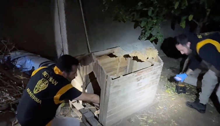 Bahçedeki köpek kulübesinden el bombası çıktı