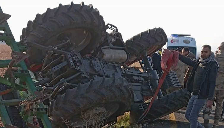 Diyarbakır'da traktör kazası