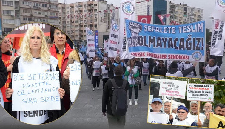 İşçi ve emekliler meydanda: İnsanca bir yaşam istiyoruz