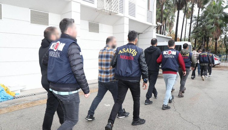 Mersin'de organize suç örgütüne operasyon