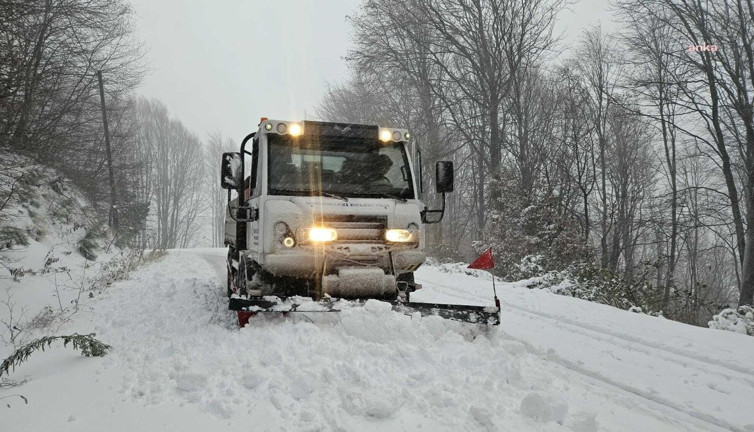 Osmangazi'de kar mesaisi başladı