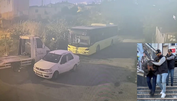 Garajdaki İETT otobüsünü çalıp parçacıya sattılar