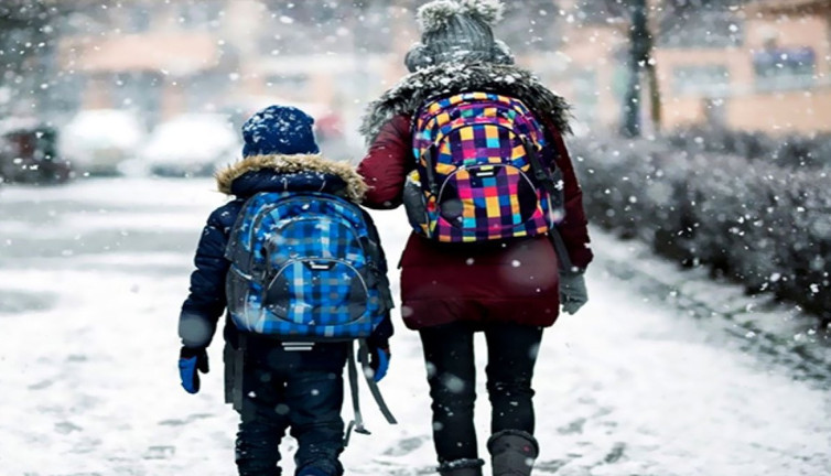 Çorum'da eğitime kar engeli! 1 gün ara verildi