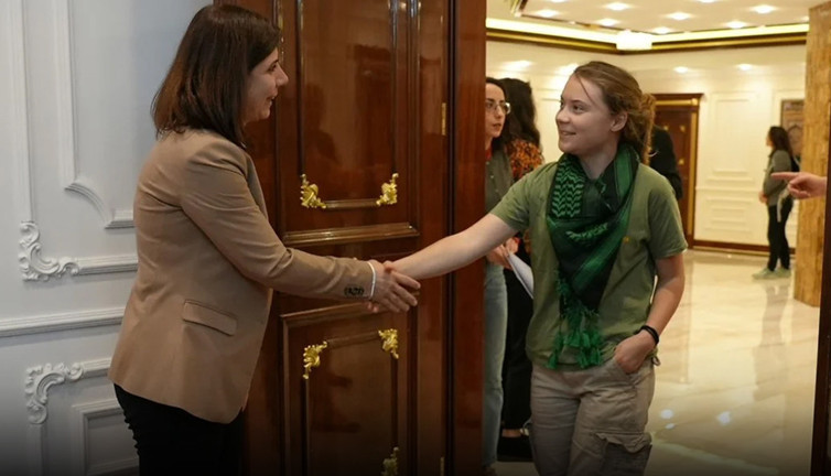 İsveçli iklim aktivisti Greta Thunberg, Güneydoğu Anadolu için "Kuzey Kürdistan" dedi! Paylaşımına tepki yağdı