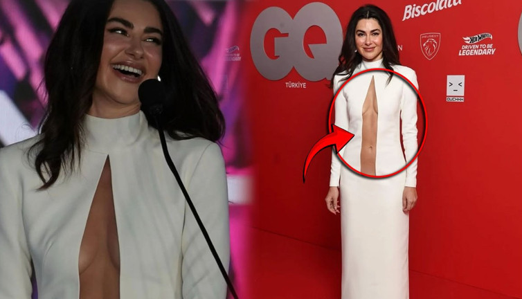 Nesrin Cavadzade’nin dekolteli elbisesi gündem oldu! Görenler bakmadan geçemedi