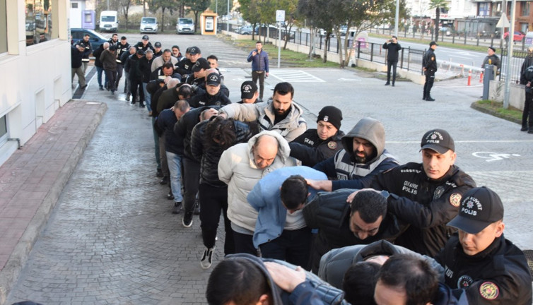 Ordu merkezli 14 ilde organize suç örgütü operasyonu: 24 tutuklama