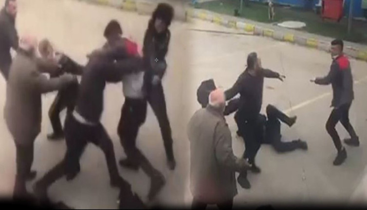 Kapaklı Otogarı'nda 'Fazla bagaj ücreti' kavgası! Boks ringine döndü