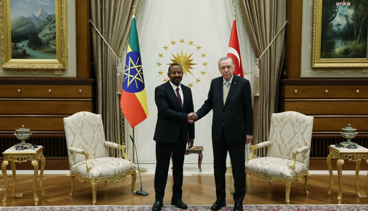 Cumhurbaşkanı Erdoğan Etiyopya Başbakanı Ahmed Ali ile bir araya geldi