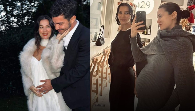 Pınar Deniz'den karnı burnunda poz! Annelik heyecanı büyüyor
