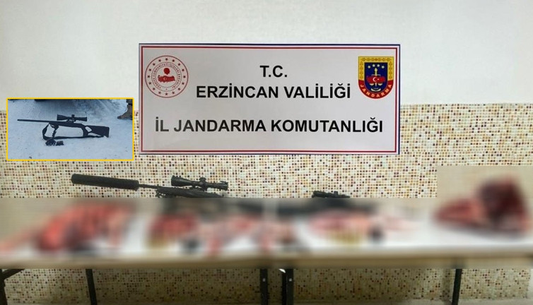 Susturuculu tüfekle kaçak dağ keçişisi avlayanlara dev ceza