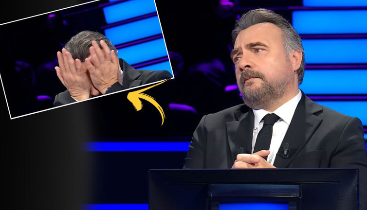 O soruda gözyaşlarını tutamadı! Kim Milyoner Olmak İster’de Oktay Kaynarca’yı ağlatan an