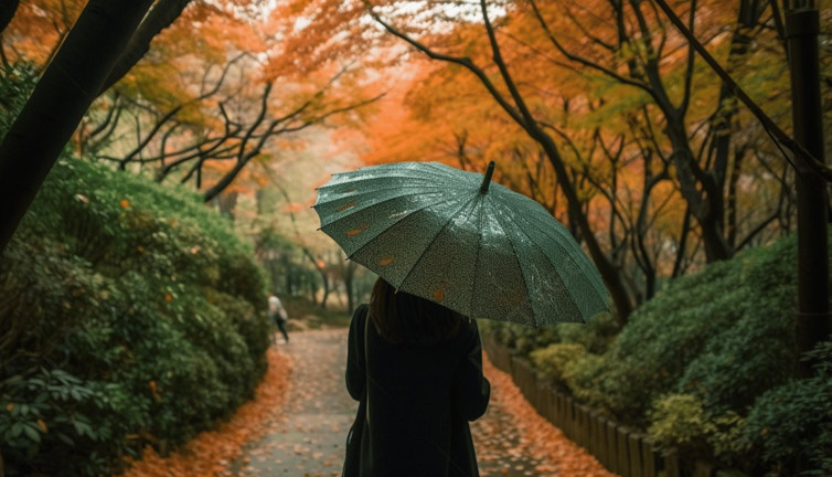 Şemsiyenin gücü... Yalnızca yağmurdan korunmak değil...