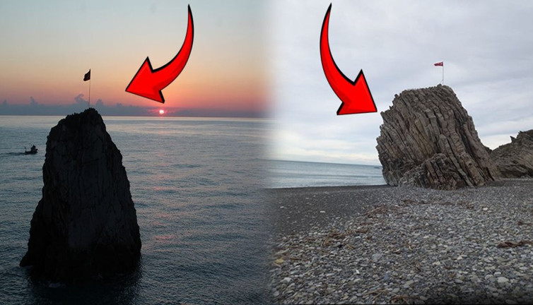 Güllüsu Kayalıkları bir zamanlar böyleydi, şimdi böyle oldu! 50 yıl sonra ilk yaşandı, görenler şaşkına döndü