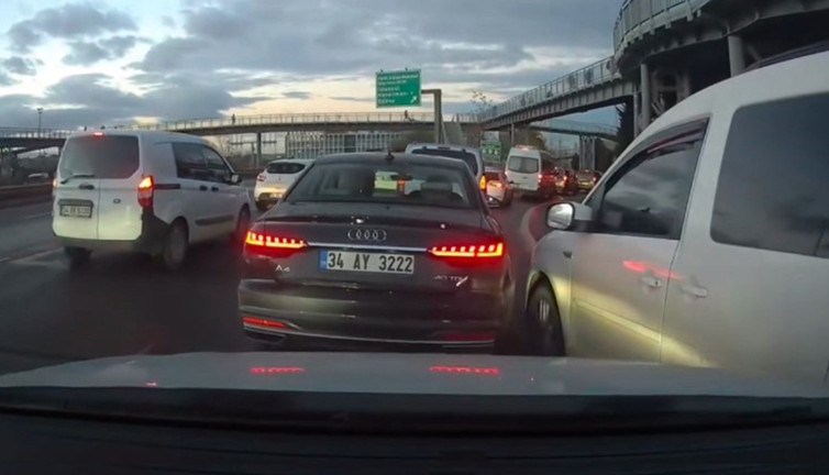 Beykoz’da öfkeli sürücü pes dedirtti