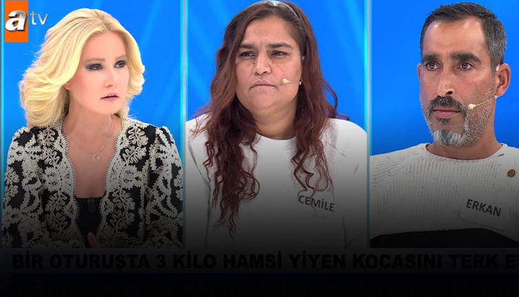 Müge Anlı’da akıllara durgunluk veren olay! 3 kilo hamsi yiyen kocasını terk edip pastacıya kaçtı