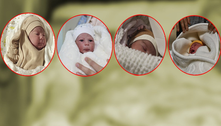 2025 yılının ilk bebekleri dünyaya gözlerini açtı