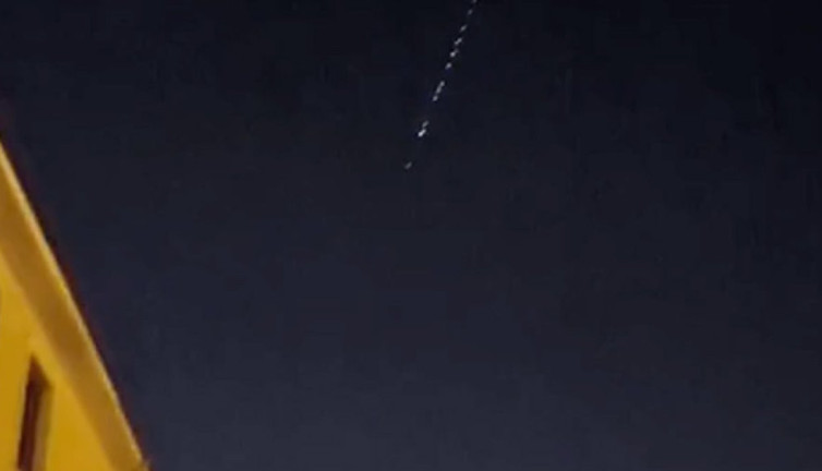 Erzincan semalarında görülen cisim heyecanlandırdı