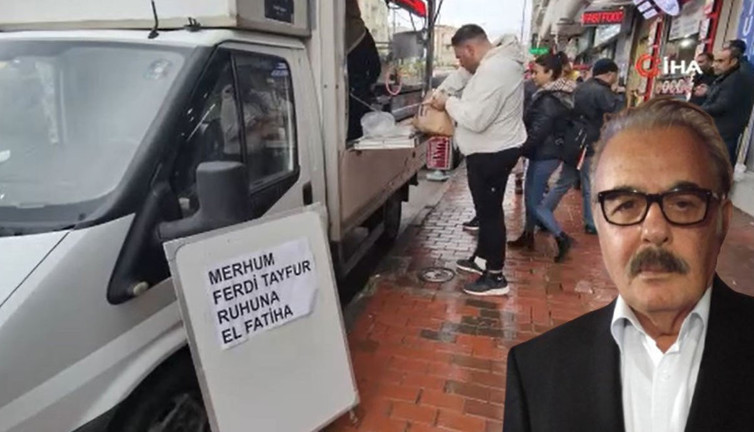 Ferdi Tayfur için bin kişilik lokma döktürdü
