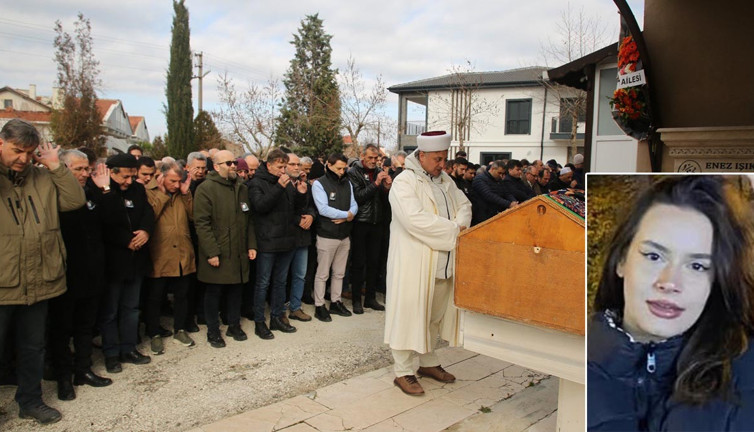 Tekirdağ'da hukuk fakültesi öğrencisi Sıla, son yolculuğuna uğurlandı