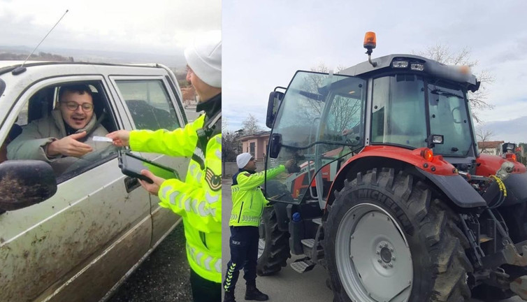 Kırklareli’nde jandarma bir yıllık trafik denetim bilançosunu açıkladı