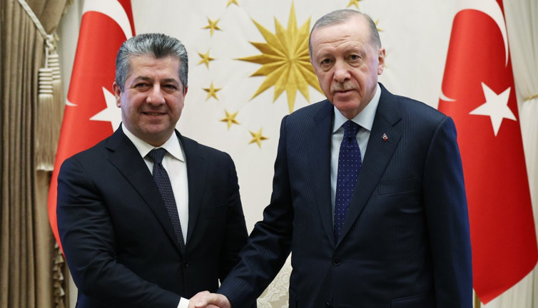 Cumhurbaşkanı Erdoğan, IKBY Başbakanı Mesrur Barzani'yi kabul etti