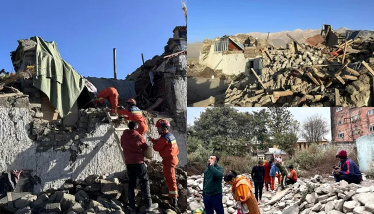 Tibet’teki arama kurtarma çalışmaları devam ediyor