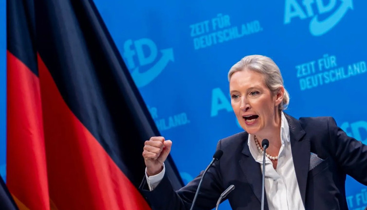 Almanya'da yumruklar sıkıldı: Alice Weidel hem nalına hem mıhına vurdu