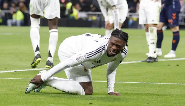 Real Madrid'e Camavinga'dan kötü haber: 3 hafta olmayacak