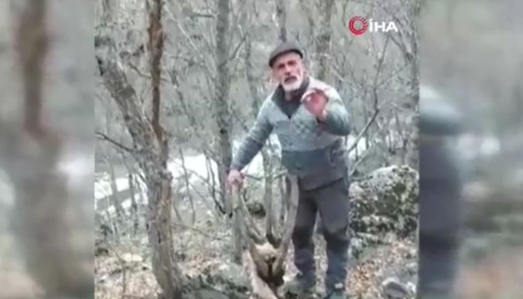 Avcılar öldürdü derisini yüzdü