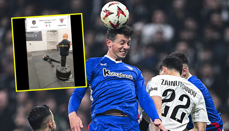 Beşiktaş, Athletic Bilbao'yu yere serdi! Eğlenceli paylaşım