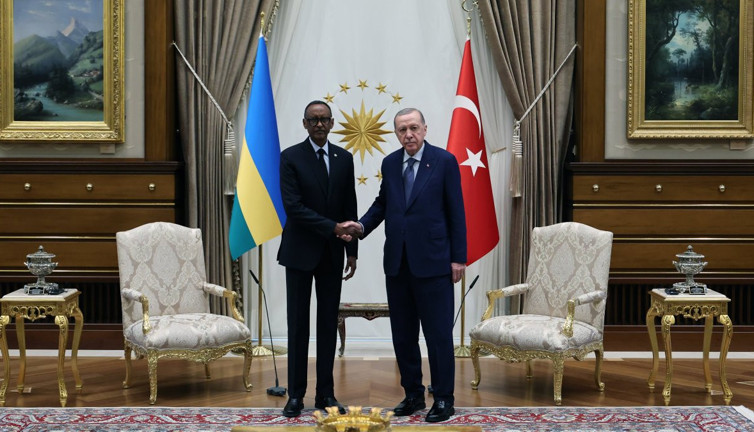 Cumhurbaşkanı Erdoğan, Ruanda Cumhurbaşkanı Paul Kagame ile görüştü