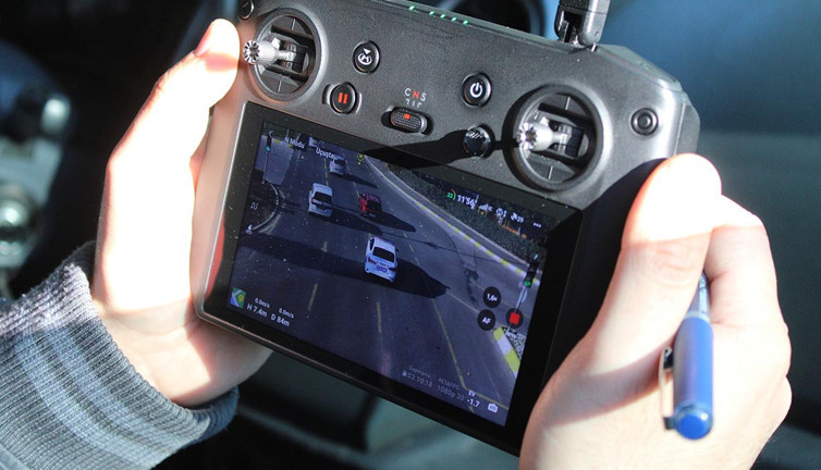 Drone ile havadan denetim! 25 sürücü kameraya yakalandı