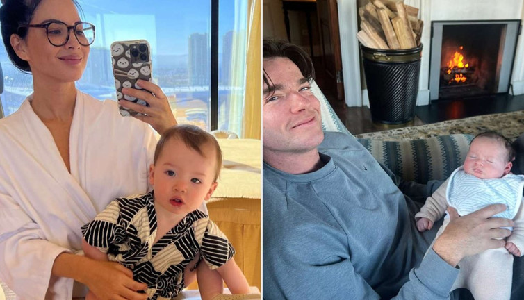 Ünlü çiftten 'mutlu aile' paylaşımı