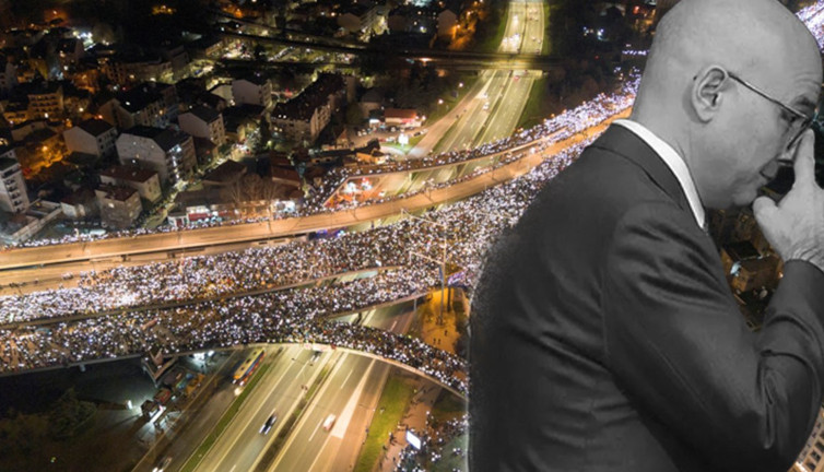 Sırbistan Başbakanı Milos Vucevic istifa etti! İstasyon çökmüş, halk sokağa dökülmüştü...