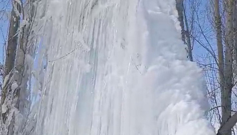 Ağrı'da ilginç görüntüler