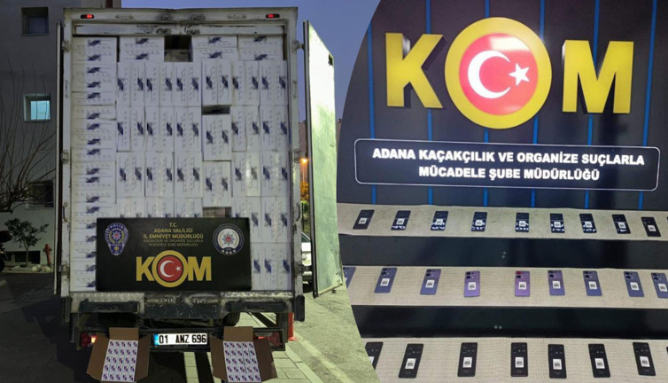 Adana’da 5 milyon gümrük kaçağı makaron ele geçirildi