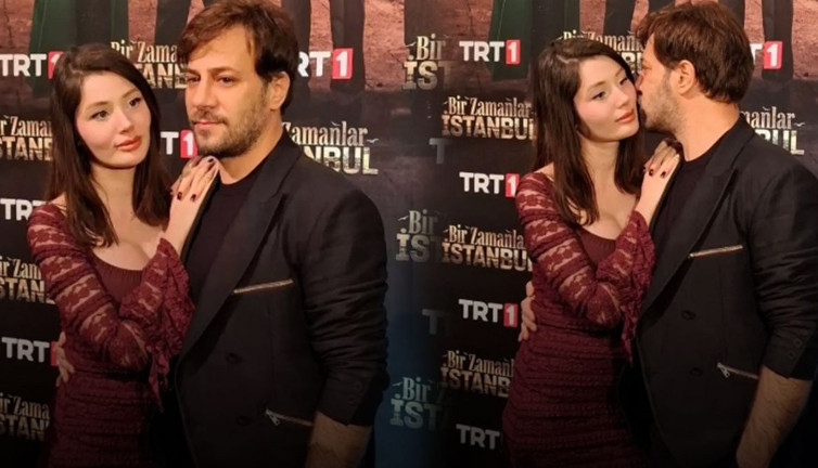 17 yaş küçük sevgilisiyle dizisinin galasına katıldı! Eleştiri bombardımanına tutuldu