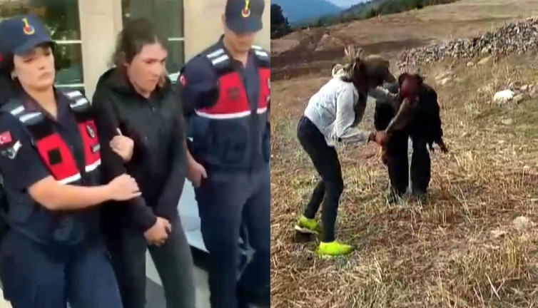 Çobanı sopayla dövüp kameraya almışlardı! Dayakçı kız kardeşler ilk duruşmada tahliye oldu