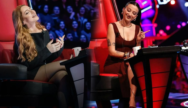 Melike Şahin’e olan bakışları dikkat çekmişti! Hadise’den kulis fotoğrafı geldi