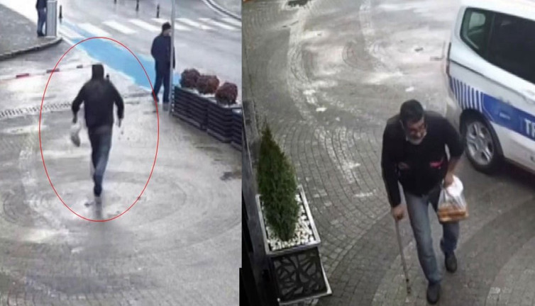 Koltuk değnekli dilenci zabıtayı görünce depara kalktı