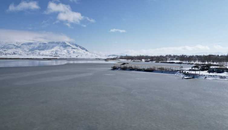 Kar yağışı, Ulaş Gölü'ne 'can suyu' oldu