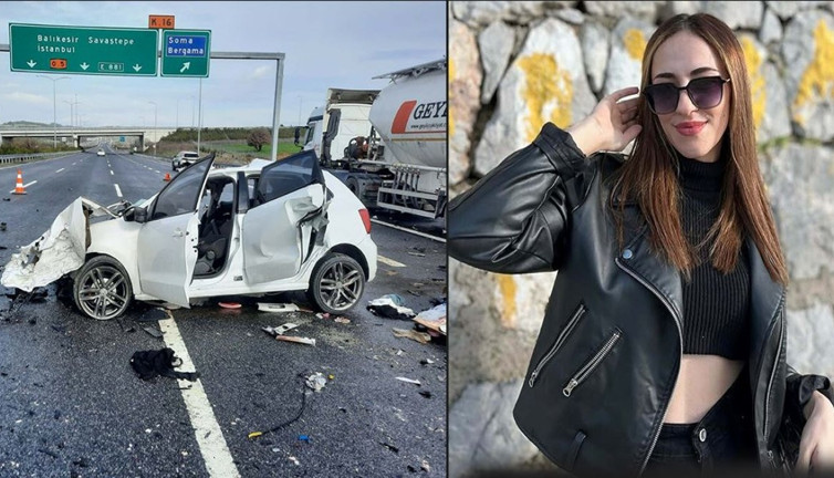 Manisa’daki feci kaza! Ölenlerden biri TikTok Fenomeni Lavinia Özmen çıktı. Emniyet şeridindeki tankere çarptı