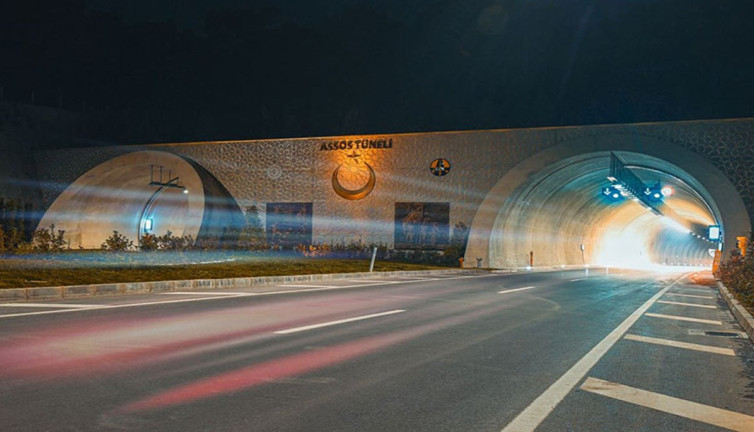 Sürücüler dikkat! Assos ve Troya Tünelleri 6 gün trafiğe kapanacak