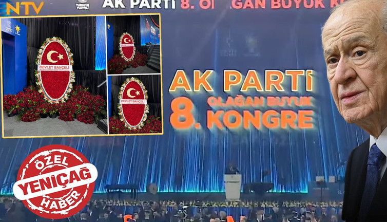Rakamların efendisi Devlet Bahçeli 1923'ü unuttu! MHP liderinden AKP kongresine mesaj dolu çiçek…
